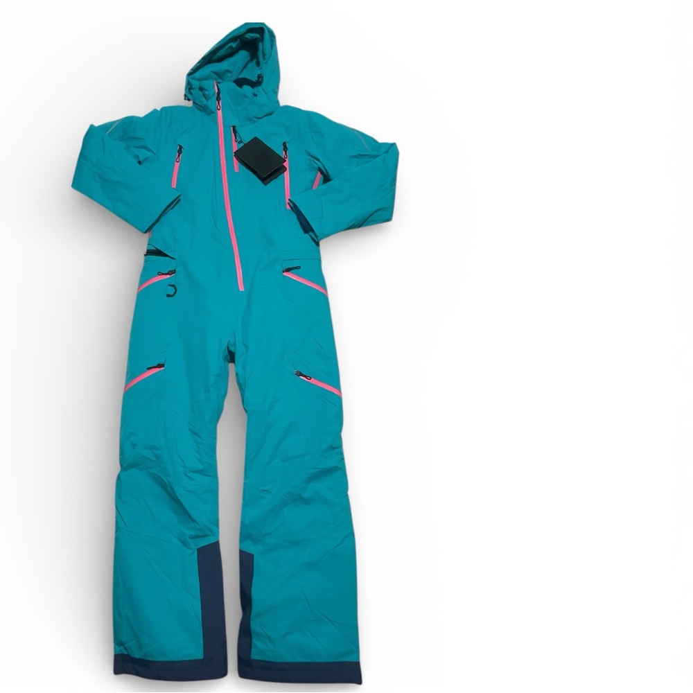 Women's Teal Ski & Snow Jacket - Picture 4 of 5